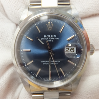 ROLEX ロレックス 15200 メンズ時計オイスターパーペチュアルデイト青文字盤