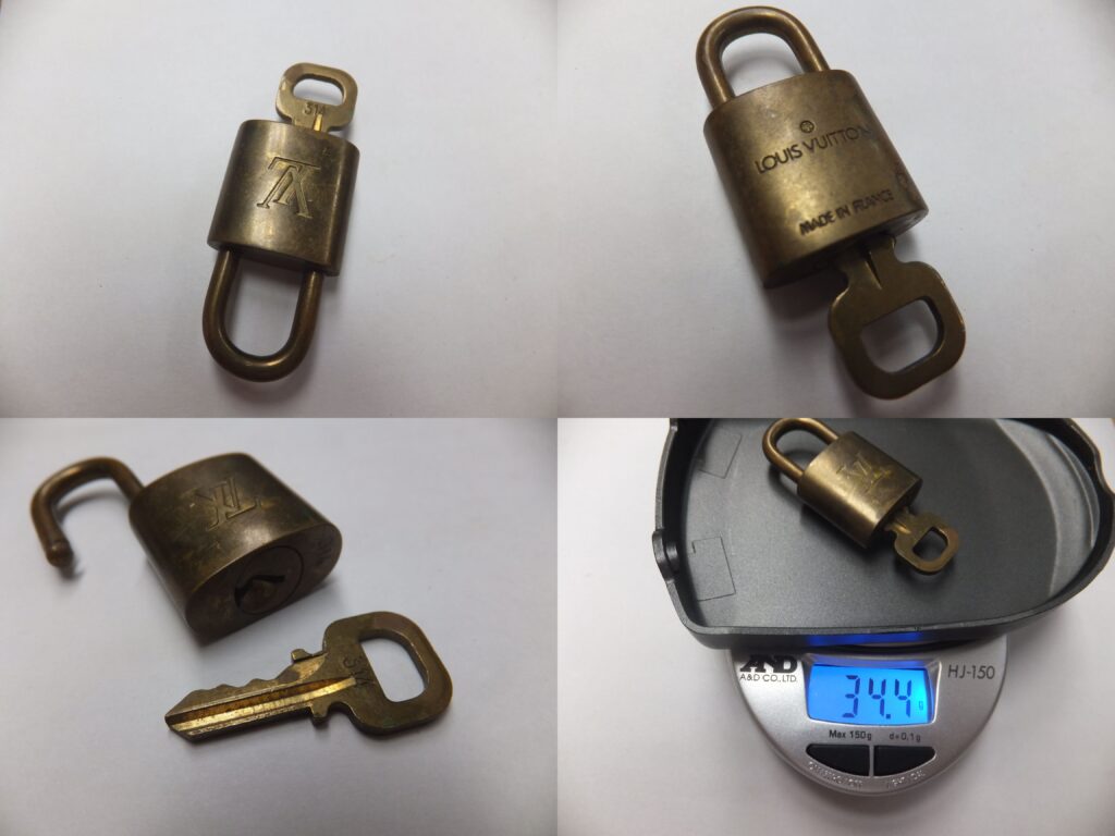 ルイヴィトン レア 南京錠 ダイヤル式｜アクセサリー 