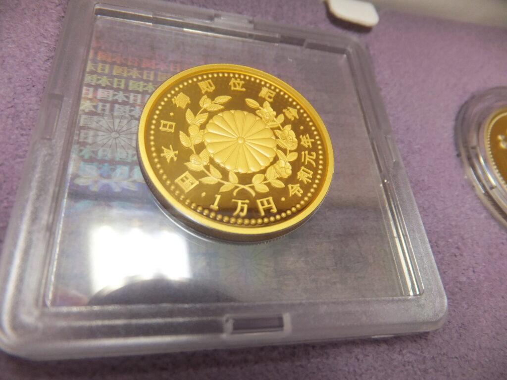 令和元年　天皇陛下御即位記念1万円金貨20g＋500円バイカラークラッド貨幣プルーフセット