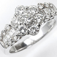 ダイヤモンド プラチナリング