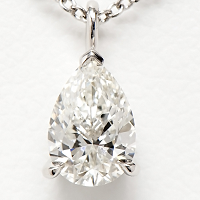 ペアシェイプダイヤ Pt900 ペンダントトップ