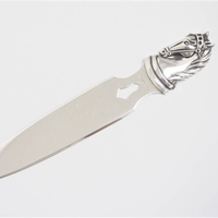 馬柄 ホースモチーフ 銀製 シルバー900 Sv900 Ag900 ペーパーナイフ