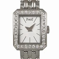 ピアジェ ミニプロトコール K18WG ダイヤベゼル腕時計 PIAGET