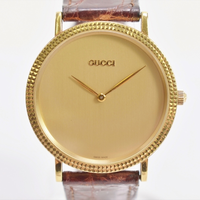 グッチ GUCCI　クォーツ 705M K18YG  金無垢メンズ時計