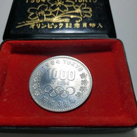 極美品 1964年 東京オリンピック記念硬貨 千円銀貨 昭和39年