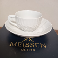 MEISSEN マイセン スワン ホワイト カップ　ソーサー ホワイト 白鳥 ブランド食器 洋食器 ティーカップ
