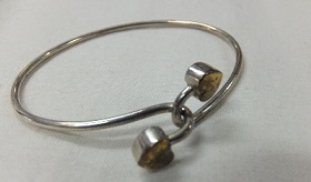 Tiffany（ティファニー）K18/SV925 ハートモチーフバングル