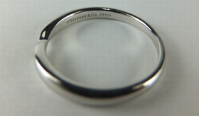 Tiffany（ティファニー）Pt950 ハーモニーウエディングリング