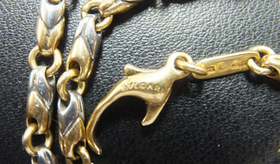 BVLGARI（ブルガリ）K18YG/SS　パッソドッピオ ネックレス