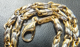 BVLGARI（ブルガリ）K18YG/SS　パッソドッピオ ネックレス