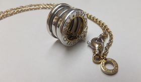 BVLGARI（ブルガリ）B-Zero1 ビーゼロワン ネックレス K18WG 750刻印