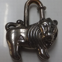 HERMES（エルメス）1997年限定カデナ 獅子 ライオン シルバー